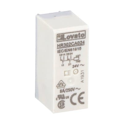 LOVATO ELECTRIC - RELE' MINIATURIZZATO 2SC 8A, 24VAC