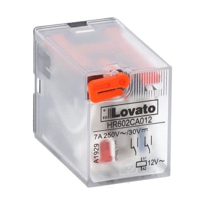LOVATO ELECTRIC - RELE' INDUSTRIALE 2SC 7A 12VAC +LED
