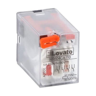 LOVATO ELECTRIC - RELE' INDUSTRIALE 4SC 5A 110VAC +LED