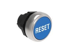 LOVATO ELECTRIC - PULSANTE RASATO RESET BLU
