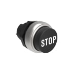 LOVATO ELECTRIC - PULSANTE SPORGENTE STOP NERO LPCB2132