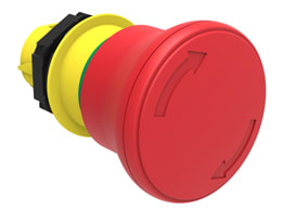 LOVATO ELECTRIC - PULS.FUNGO 40MM ROSSO SG.ROTAZ.ISO13850