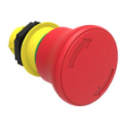 LOVATO ELECTRIC - PULS.FUNGO 40MM ROSSO SG.ROTAZ.ISO13850