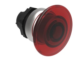 LOVATO ELECTRIC - PULSANTE FUNGO 40MM ROSSO LUMINOSO LPCBL6144