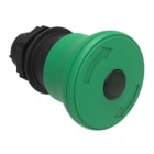 LOVATO ELECTRIC - PULSANTE FUNGO 40MM VERDE LUMIN.SG.ROTAZ LPCBL6643