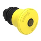LOVATO ELECTRIC - PULSANTE FUNGO 40MM GIALLO LUM.SG.ROTAZ. LPCBL6645