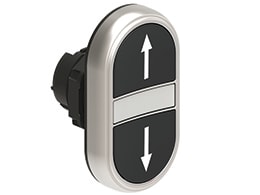 LOVATO ELECTRIC - PULSANTI DOPPI RASATI N/N+IND.LUM.