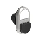 LOVATO ELECTRIC - PULSANTE DOPPIO BIANCO/NERO SENZA SIMB.