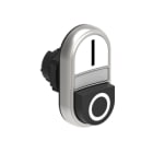 LOVATO ELECTRIC - PULSANTE DOPPIO BIANCO/NERO SIMBOLI I-O