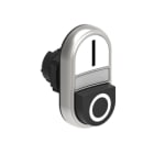 LOVATO ELECTRIC - PULSANTE DOPPIO BIANCO/NERO SIMBOLI I-O LPCBL7224