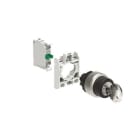 LOVATO ELECTRIC - KIT PL.SEL. 2POS.STAB. 1NO CHIAVE EST.SX