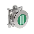 LOVATO ELECTRIC - PULSANTE A FILO MET.RASATO II VERDE