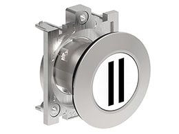 LOVATO ELECTRIC - PULSANTE A FILO MET.RASATO II BIANCO