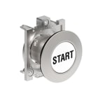 LOVATO ELECTRIC - PULSANTE A FILO MET.RASATO START BIANCO