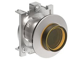 LOVATO ELECTRIC - PULS. LUMINOSO A FILO MET.SPORG.GIALLO LPFBL205