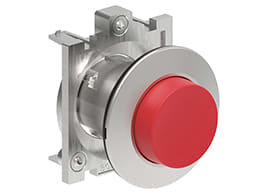 LOVATO ELECTRIC - PULS.A FILO MET.PASSO-PASSO SPORG.ROSSO