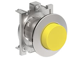 LOVATO ELECTRIC - PULS.A FILO MET.PASSO-PASSO SPORG.GIALLO