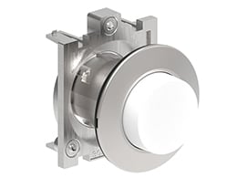 LOVATO ELECTRIC - PULS.A FILO MET.PASSO-PASSO SPORG.BIANCO