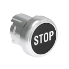 LOVATO ELECTRIC - PULSANTE MET.RASATO STOP NERO