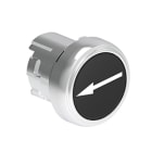 LOVATO ELECTRIC - PULSANTE MET.RASATO FR.DX-SX NERO LPSB1142