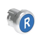 LOVATO ELECTRIC - PULSANTE MET. RASATO R BLU