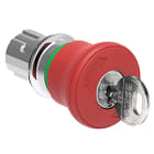 LOVATO ELECTRIC - PULS.MET. FUNGO 40MM ROSSO CHIAVE 520E LPSB6844R520E