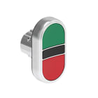 LOVATO ELECTRIC - PULS.MET.DOPPIO RASATO VERDE/ROSSO LPSB7113