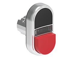 LOVATO ELECTRIC - PULS.LUM.MET.DOPPIO RAS/SPORG.NERO/ROSSO LPSBL7212