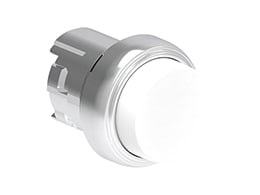 LOVATO ELECTRIC - PULS. MET. PASSO-PASSO SPORGENTE BIANCO