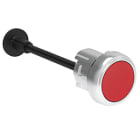 LOVATO ELECTRIC - PULSANTE MET. RIARMO RASATO ROSSO