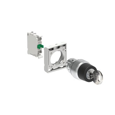 LOVATO ELECTRIC - KIT MT.SEL. 2POS.STAB. 1NO CHIAVE EST.SX LPSS320K10