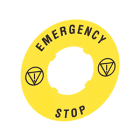 LOVATO ELECTRIC - DISCO PLAST. 60MM EMERGENCY-STOP