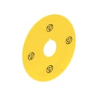 LOVATO ELECTRIC - DISCO PLAST. 90MM EMERGENCY-STOP ISO LPXAU124