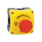 LOVATO ELECTRIC - PULS. GIA.+40MM SG.ROTAZ+1NC+EMERGEN STP LPZP1B5600