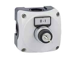 LOVATO ELECTRIC - PULS. GRIGIA+SELETT A CHIAVE+1NA+1NC+O-I LPZP1B8302