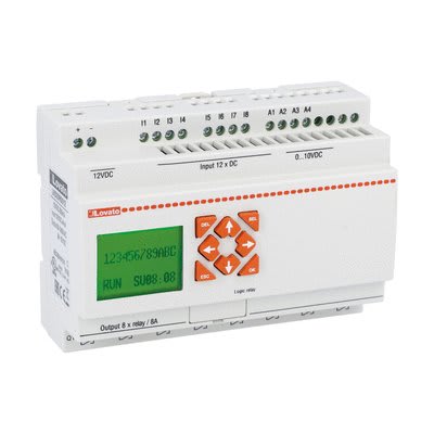 LOVATO ELECTRIC - RELE' PROGRAM.12I/8O 12VDC LRD20RD012