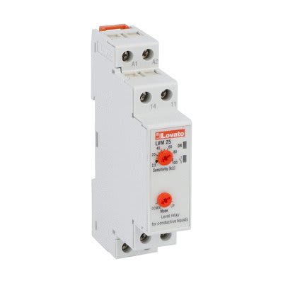 LOVATO ELECTRIC - RELE' LIVELLO 1 MODULO 24-240V AC/DC LVM25240