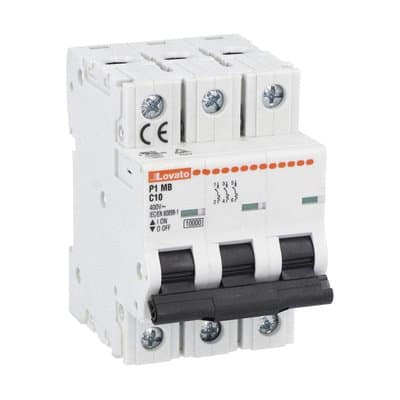 LOVATO ELECTRIC - INTERRUTT. MAGNETOTERMICO 3P C 10A 10KA