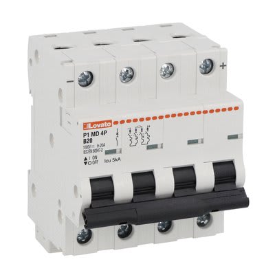 LOVATO ELECTRIC - INTERRUTT. MAGNETOTERMICO DC B 20A 5KA P1MD4PB20