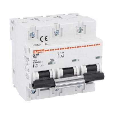 LOVATO ELECTRIC - INTERRUTT. MAGNETOTERMICO 3P C 125A 10KA P2MB3PC125