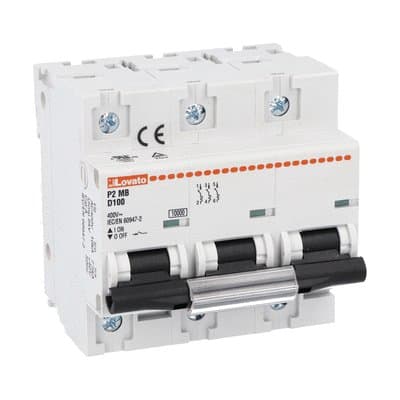 LOVATO ELECTRIC - INTERRUTT. MAGNETOTERMICO 3P D 100A 10KA