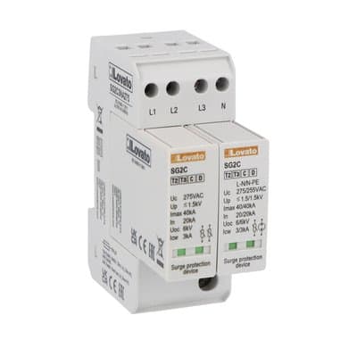 LOVATO ELECTRIC - SCARICATORE DI SOVRAT. TIPO 2 3P+N COMP. SG2C3NA275