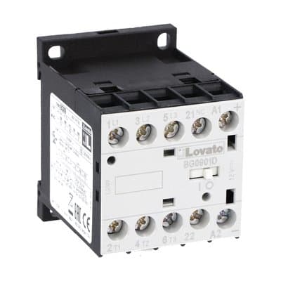 LOVATO ELECTRIC - CONTATTORE 3P+1NC 9A AC3