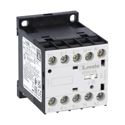 LOVATO ELECTRIC - CONTATTORE 3P+1NO 9A AC3