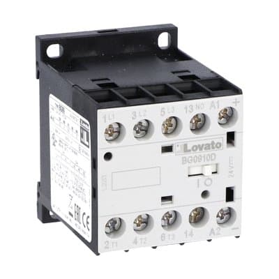 LOVATO ELECTRIC - CONTATTORE 3P+1NO 9A AC3