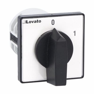 LOVATO ELECTRIC - INT. 3P 20A MONT. FRONT. MAN. NERA 48X48