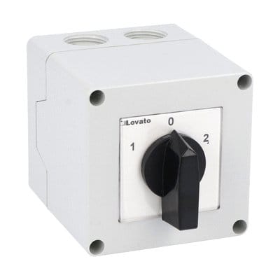 LOVATO ELECTRIC - INVERTITORE 3F 25A CASS. PLASTICA 75X75