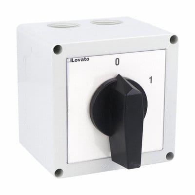 LOVATO ELECTRIC - INT. 3P 63A CASS. PL. 125X175 MAN. NERA