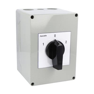 LOVATO ELECTRIC - COMMUTAT. 4P 63A CASS. PLASTICA 125X175