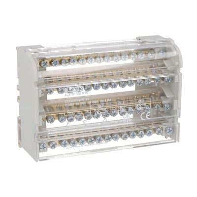 LOVATO ELECTRIC - RIPARTITORE DI POTENZA 4P 100A 15 CONN.